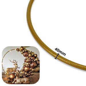 Fém karika arany 30cm (ALAPANYAGOK) 1 db  - kellékek & szerszámok - vegyes alapanyag - egyéb alapanyag - Meska.hu