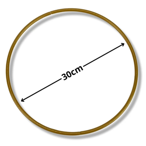 Fém karika arany 30cm (ALAPANYAGOK) 1 db  - kellékek & szerszámok - vegyes alapanyag - egyéb alapanyag - Meska.hu