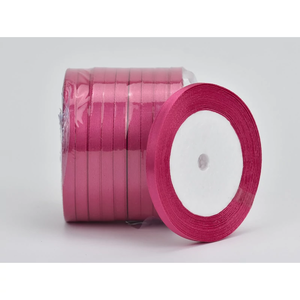 MEGAPACK Magenta pink rózsaszín szatén szalag 6mm 10 tekercs (ALAPANYAGOK), DIY (Csináld magad), Egységcsomag, , MESKA