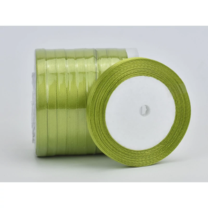 MEGAPACK Olíva zöld szatén szalag 6mm 10 tekercs (ALAPANYAGOK), DIY (Csináld magad), Egységcsomag, , MESKA