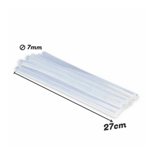 Ragasztópisztoly rúd betét 1kg 7mm x 27cm kicsi, Kellékek & szerszámok, Ragasztó, Stift, , MESKA