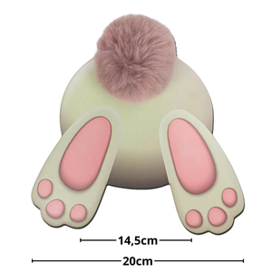 Nyomtatott dekorkarton - Nyuszi popó 20cm (Húsvét) - kellékek & szerszámok - vegyes alapanyag - egyéb alapanyag - Meska.hu