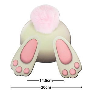 Nyomtatott dekorkarton - Nyuszi popó 20cm (Húsvét) - Meska.hu