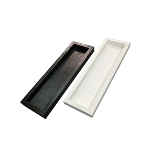 Tálca fa fehér vagy fekete 45x 14cm hosszúkás festett 1db, Otthon & Életmód, Konyhafelszerelés, tálalás, Tálalás, Tálca, , MESKA
