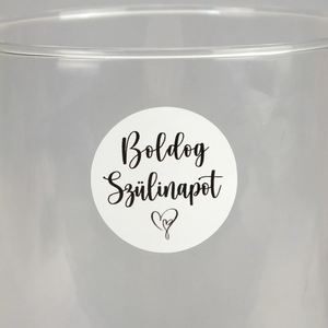 Matrica - boldog szülinapot 28db/lap - kellékek & szerszámok - dekorációs kellékek - matricaív - Meska.hu