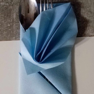 Elegáns leveles zseb (Airlaid hajtogatott szalvéták) 1db, Otthon & Életmód, Konyhafelszerelés, tálalás, Konyhai textil, Szalvéta, , MESKA