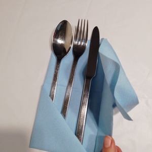 Elegáns leveles zseb (Airlaid hajtogatott szalvéták) 1db - otthon & életmód - konyhafelszerelés, tálalás - konyhai textil - szalvéta - Meska.hu