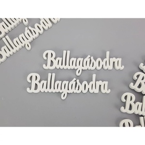 Fehér Ballagásodra felirat 10cm 1db (Ballagás), Otthon & Életmód, Dekoráció, Kép & Falikép, Táblakép, , MESKA