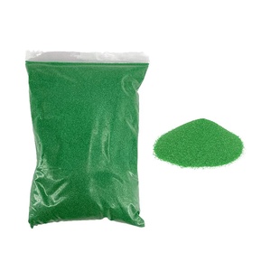 Dekorhomok 1kg homok sötétzöld ceremónia homoköntéshez  - Meska.hu