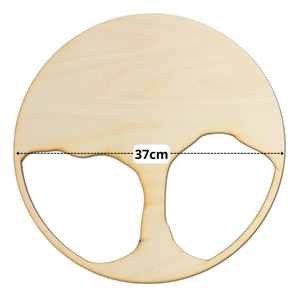 Natúr fa - Dekorálható DIY fa alap 37cm - karcsú fa (KÉZMŰVES ALAPANYAGOK) 1 db natúr faalap - Meska.hu