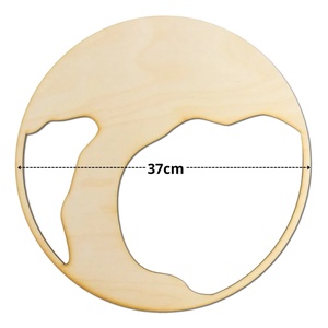 Natúr fa - Dekorálható DIY fa alap 37cm - íves fa (KÉZMŰVES ALAPANYAGOK) 1 db faalap - Meska.hu
