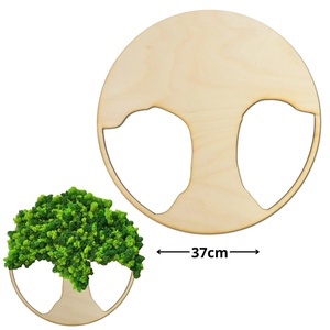 Natúr fa - Dekorálható DIY fa alap 37cm - széles fa (KÉZMŰVES ALAPANYAGOK) 1 db - Meska.hu