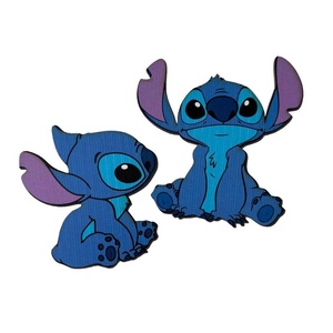 Nyomtatott dekorkarton - Stitch figura 2db/csomag (Dekorkartonok és papíralapanyagok), Otthon & Életmód, Papír, írószer, Matrica, matrica csomag, Papírművészet, MESKA