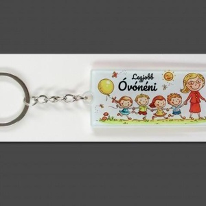 Kulcstartó Legjobb óvónéni 7,5cm - Meska.hu