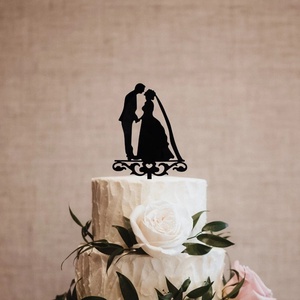 Esküvői tortabeszúró  Mama és Papa  Ezüstlakodalomra - esküvő - dekoráció - sütidísz - Meska.hu