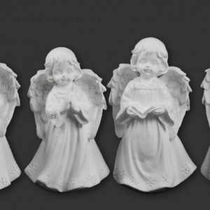 Angyal álló fehér 11cm 4 féle méretek: 6x6x11 cm (Gipsz figurák) - Meska.hu