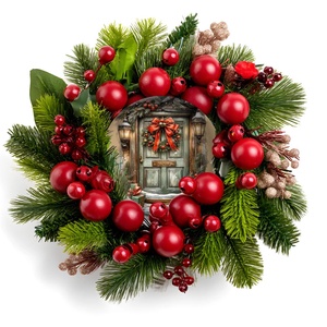 Nyomtatott fa tábla koszorú közép - Karácsonyi piros-zöld téma koszorú közép 11,8cm - kellékek & szerszámok - dekorációs kellékek - koszorú, koszorúalap - Meska.hu Nyomtatott fa tábla koszorú közép - Karácsonyi piros-zöld téma koszorú közép 11,8cm - kellékek & szerszámok - dekorációs kellékek - koszorú, koszorúalap - Meska.hu