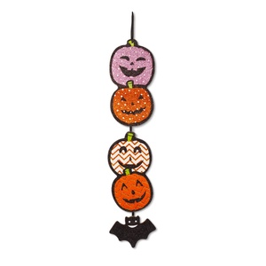 Halloween-i dekoráció - tök - akasztható - fa - 62 x 13 cm, Otthon & Életmód, Dekoráció, Ajtó- és ablak dekoráció, Ajtódísz & Kopogtató, , MESKA