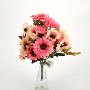 Gerbera csokor rózsaszín (Selyemvirágok), Otthon & Életmód, Dekoráció, Virágdísz és tartó, Csokor & Virágdísz, , MESKA