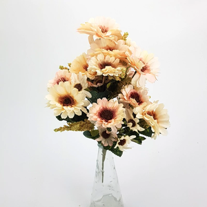 Gerbera csokor krémrózsaszín (Selyemvirágok), Otthon & Életmód, Dekoráció, Virágdísz és tartó, Csokor & Virágdísz, , MESKA