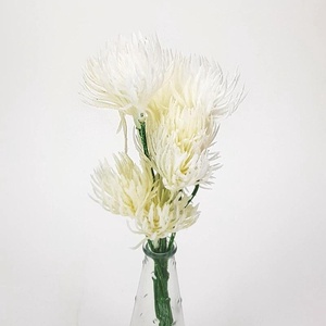 Fehér bolyhos bokor (Selyemvirágok) - Meska.hu