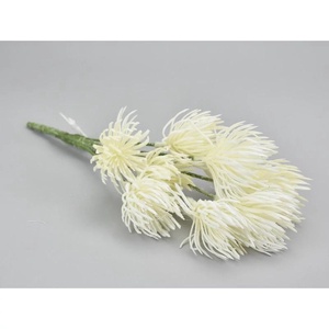 Fehér bolyhos bokor (Selyemvirágok) - otthon & életmód - dekoráció - virágdísz és tartó - csokor & virágdísz - Meska.hu