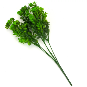 Mini korall csokor zöld (Selyemvirágok) - otthon & életmód - dekoráció - virágdísz és tartó - csokor & virágdísz - Meska.hu