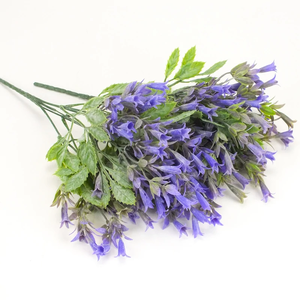 Trombitavirág csokor lila 1db (Selyemvirágok) - otthon & életmód - dekoráció - virágdísz és tartó - csokor & virágdísz - Meska.hu