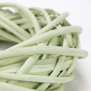 Vessző koszorú pasztell zöld 25cm (Koszorúk és alapok) - kellékek & szerszámok - dekorációs kellékek - koszorú, koszorúalap - Meska.hu