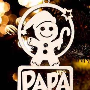 Karácsonyi Díszgömb - Tesó Mézi  Karácsonyfa dísz  Karácsonyi ajándék (Egyedi karácsonyi ajándékok) - karácsony - karácsonyi lakásdekoráció - karácsonyfadíszek - Meska.hu