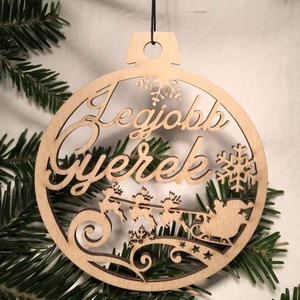 Karácsonyi Díszgömb - Legjobb gyerek  Karácsonyfa dísz  Karácsonyi ajándék (Egyedi karácsonyi ajándékok), Karácsony, Karácsonyi lakásdekoráció, Karácsonyi ajtódíszek, Famegmunkálás, MESKA