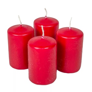 Adventi gyertya matt bordó 40x60mm (db ár) 4db/csom (ADVENTI GYERTYÁK), DIY (Csináld magad), Egységcsomag, Gyertya-, mécseskészítés, MESKA
