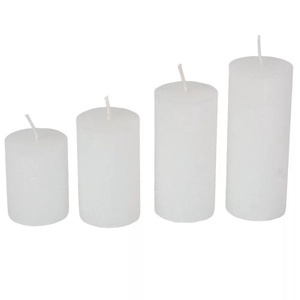 Rusztikus 40mm-es lépcsős henger gyertya Fehér (csom ár) (ADVENTI GYERTYÁK), DIY (Csináld magad), Egységcsomag, Gyertya-, mécseskészítés, MESKA