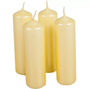 Metál henger gyertya 40x140mm krém 4db/csomag (ADVENTI GYERTYÁK), DIY (Csináld magad), Egységcsomag, Gyertya-, mécseskészítés, MESKA