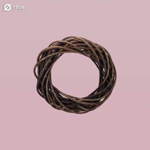 Vessző koszorú barna 15cm (Koszorúk és alapok), Kellékek & szerszámok, Dekorációs kellékek, Koszorú, koszorúalap, Famegmunkálás, MESKA
