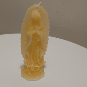 Szűz Mária kézműves gyertya 1 db választható színben és illatban  - otthon & életmód - gyertya, illat, aroma - gyertya - Meska.hu