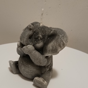 Elefánt alakú gyertya 10x10 cm 1 db -  - Meska.hu