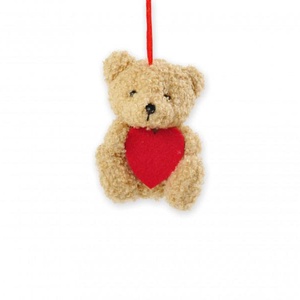 Plüss barna maci szívvel 9cm bálint napra, Játék & Sport, Plüssállat & Játékfigura, Maci, Mindenmás, MESKA