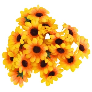 Napraforgó virágfej 3,5cm 20db/csomag - kellékek & szerszámok - dekorációs kellékek - virágfej - Meska.hu