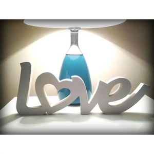 Love felirat fából fehér (Valentin napi ajándékok), Kellékek & szerszámok, Hobby fa alapanyag, Egyéb fatermék, Famegmunkálás, MESKA