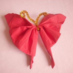 Pillangó hajtogatott szalvéta (Tissue hajtogatott szalvéták), Kellékek & szerszámok, Papír, Szalvéta, Decoupage, transzfer és szalvétatechnika, MESKA