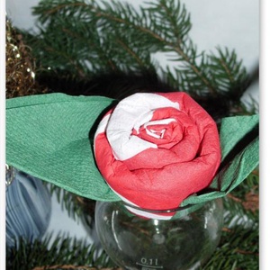 Kétszínű rózsa tissue (Tissue hajtogatott szalvéták), Kellékek & szerszámok, Papír, Szalvéta, Decoupage, transzfer és szalvétatechnika, MESKA