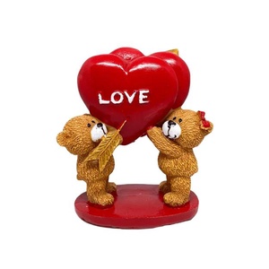 Macipár szívvel 9x7cm (Kerámia figurák), Otthon & Életmód, Dekoráció, Dísztárgy, Kerámia, MESKA