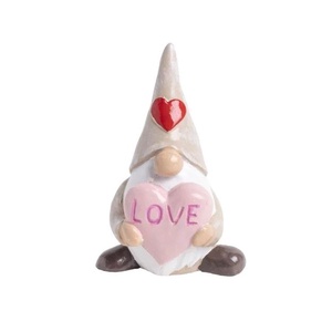 Kerámia orrmanó szív rózsaszín/drapp 4x6cm (Kerámia figurák) - Meska.hu