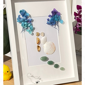 Ifjú Szerelmes pár kavicskép_ Romantikus_ Esküvős_21x30cm, Esküvő, Emlék & Ajándék, Nászajándék, Esküvői pénzátadó képkeret, Fotó, grafika, rajz, illusztráció, Festészet, MESKA