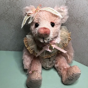 Rózsaváry Cilike- mohair mackó - Meska.hu