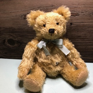 Dörmögő-Vintage stílusú, mohair mackó, brummogóval - Meska.hu