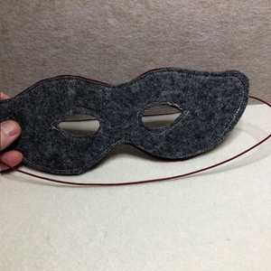 3D-s konfetti mintás filc maszk - ruha & divat - jelmez & álarc - álarc - Meska.hu