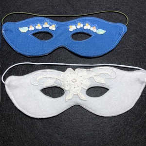 Felnőtt filc maszk - esküvő - kiegészítők - esküvői maszk - Meska.hu