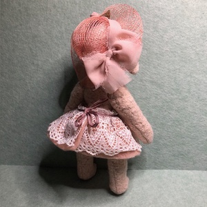 Bori bari, antikrózsaszín öltöztethető buklé bárány - játék & sport - plüssállat & játékfigura - plüss bárány - Meska.hu